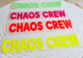 „CHAOS CREW“ – Flock-Patch zur Personalisierung. Werde dein eigener Designer!