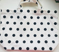 DIY schwarz- weiss Mini Shopper aus Baumwolle ( ohne Patch ) Deine Leinwand für den ultimativen Statement-Look! Kompakt, stylisch und bereit für deine Ideen.