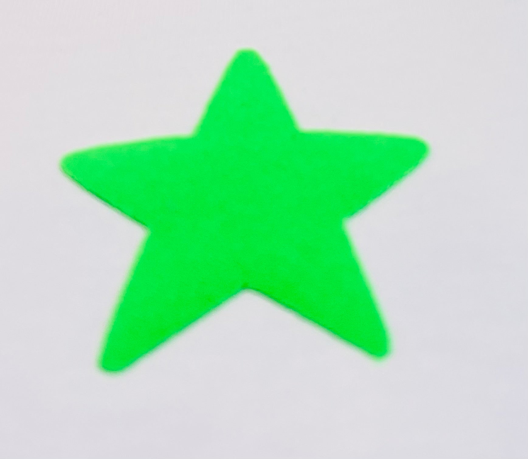 Stern - Flockpatch in knalligen neonfarben * 5 cm * Designe dein eigenes Unikat und werde zum Hingucker.
