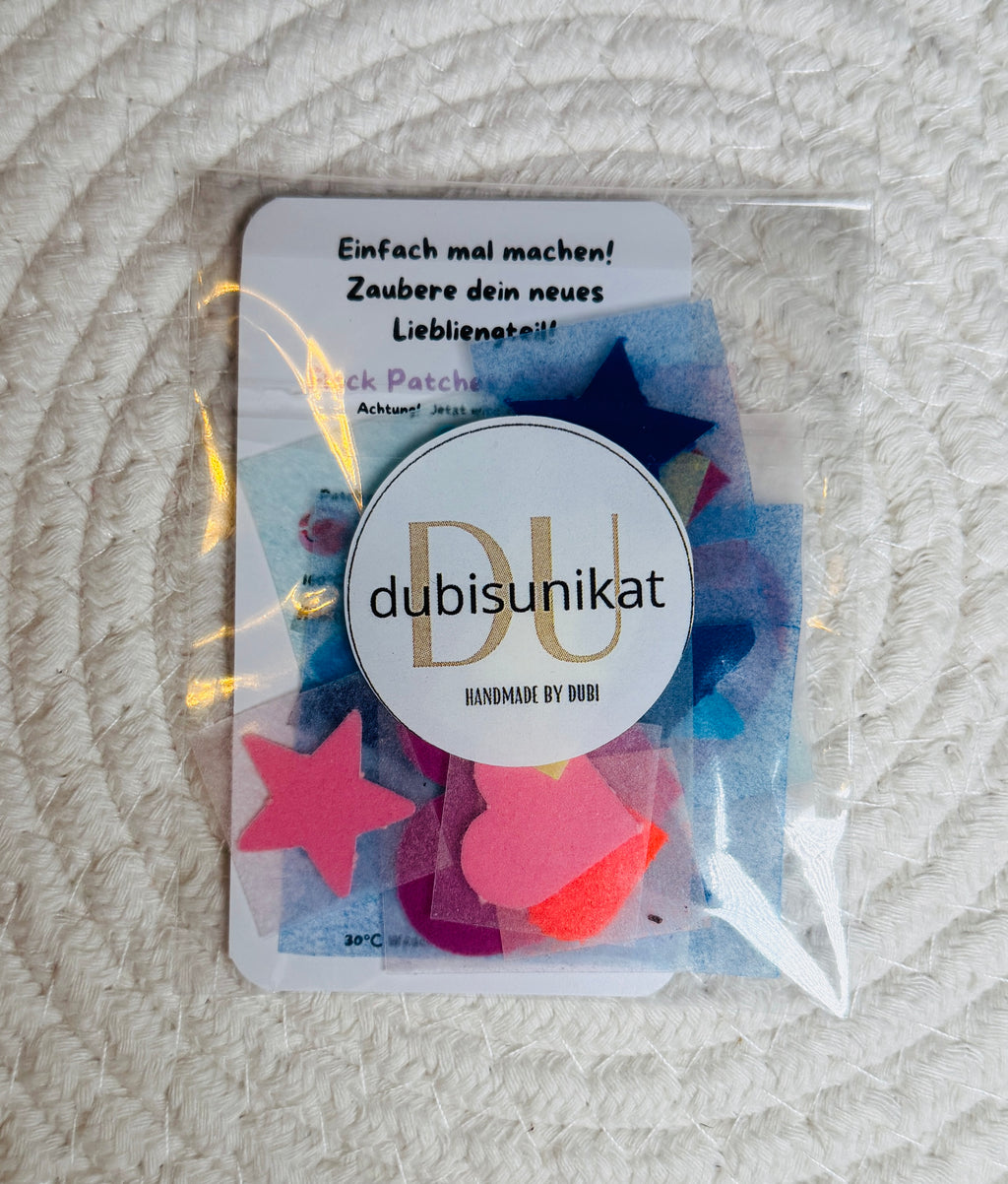 * Cooles Gastgeschenk für Kindergeburtstag * verschiedene kleine Patches für Kids zum Aufbügeln um selbst eigene Unikate zu gestalten * Limited Edition * für Jungs und Mädchen