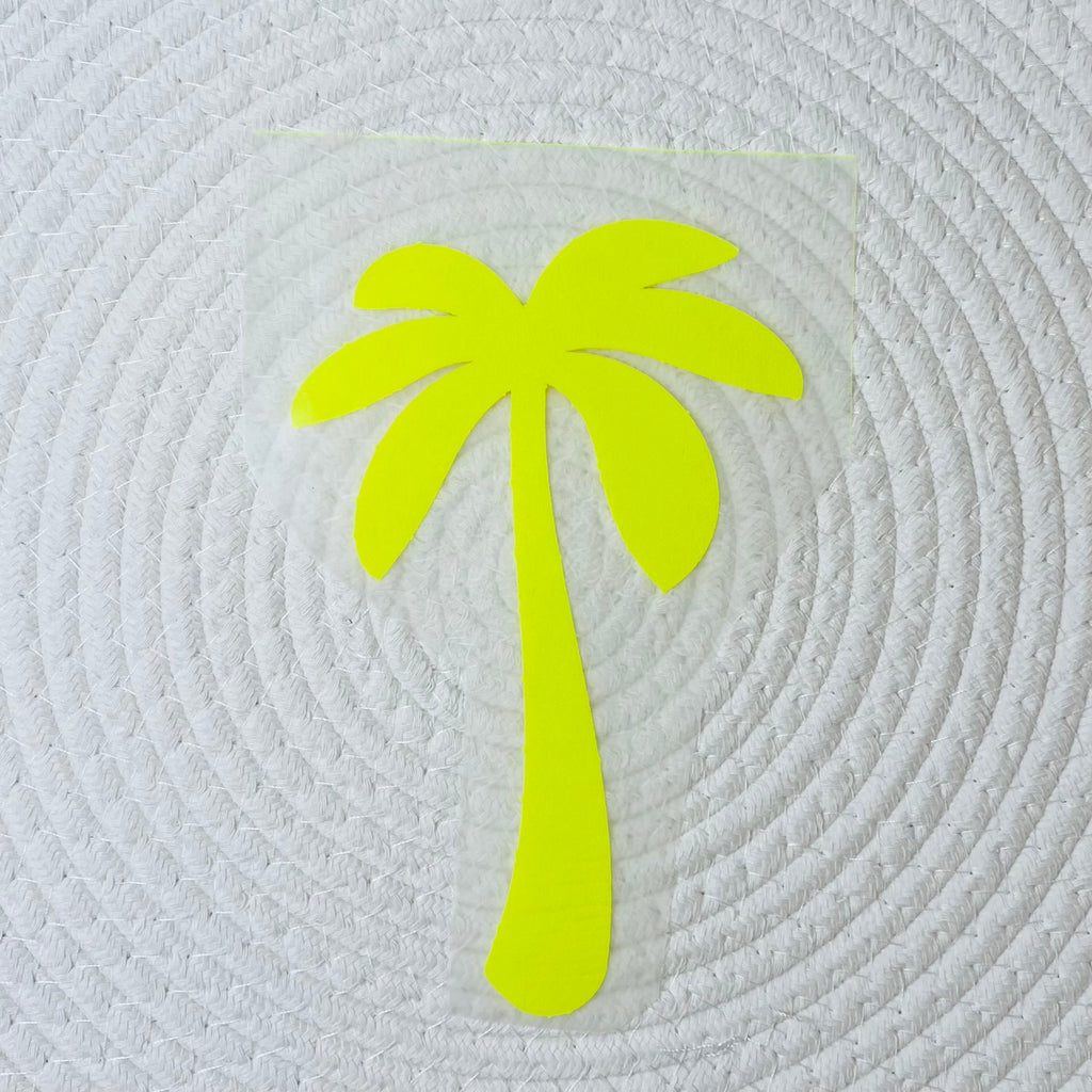 „ PALME - MINI „ Hochwertiges Flock- Patch * Eigenproduktion * Werde dein eigener Designer und hebe dich von der Masse ab!