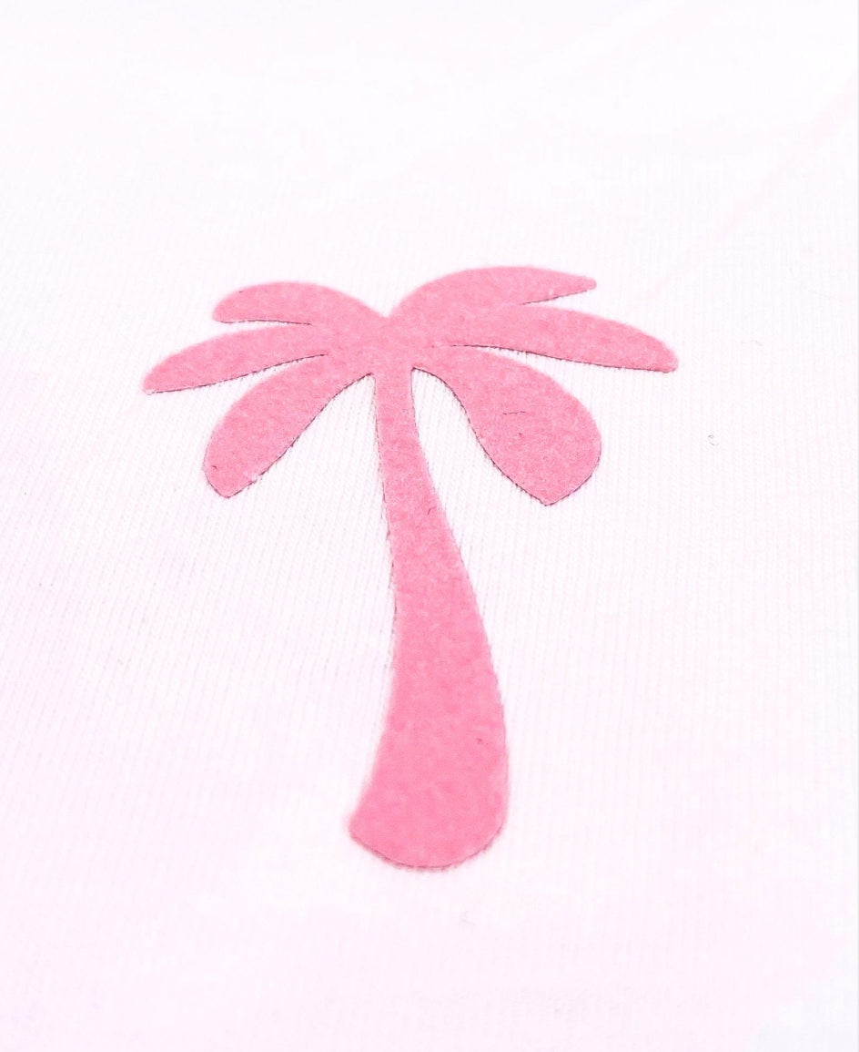 „ PALME - MINI „ Hochwertiges Flock- Patch * Eigenproduktion * Werde dein eigener Designer und hebe dich von der Masse ab!